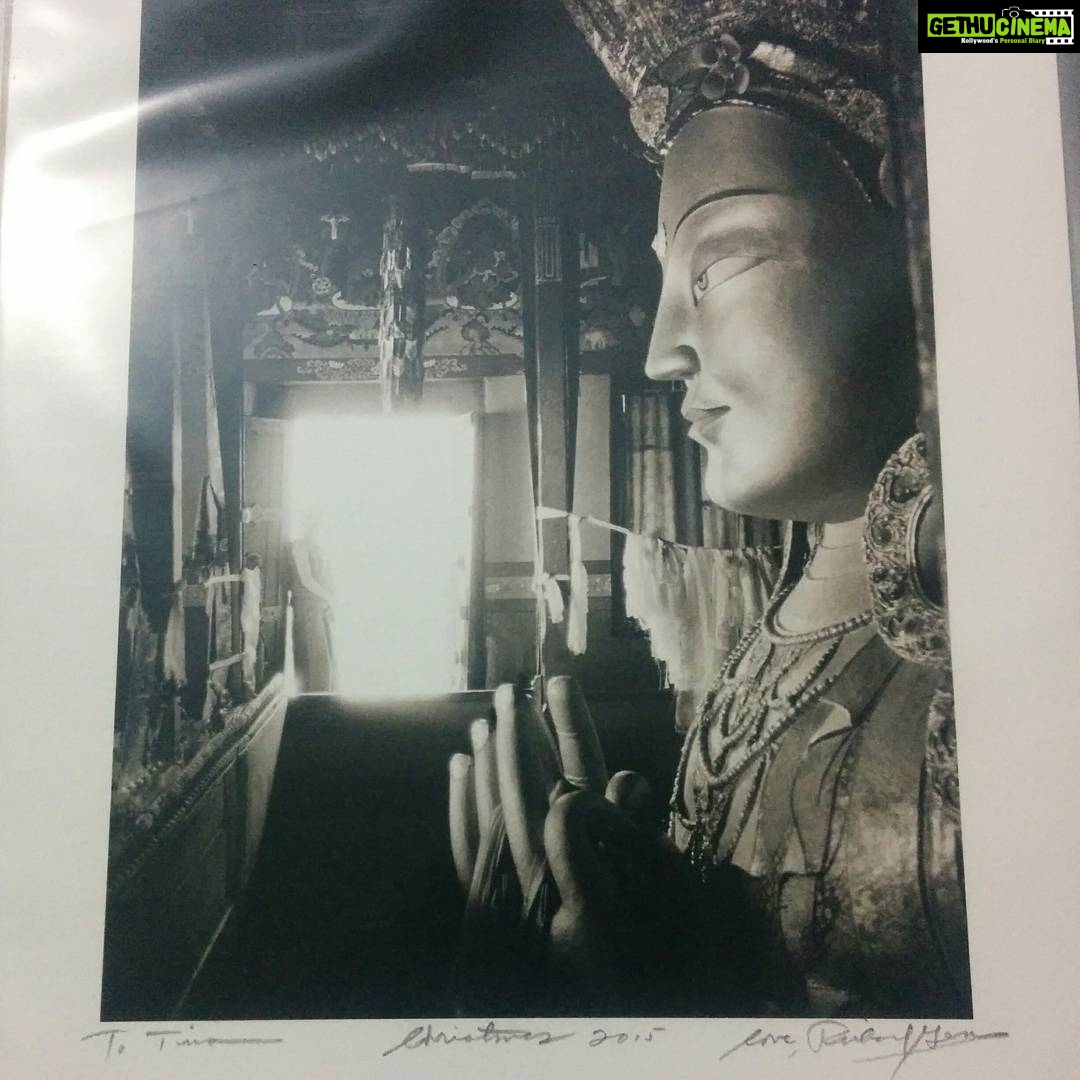 Tina Desai Instagram - When Richard Gere sends u a Christmas gift... <3 <3 <3