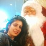 Tina Desai Instagram - Hung out early with Santa!