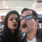 Tina Desai Instagram - Goofing with my friend! ;)))