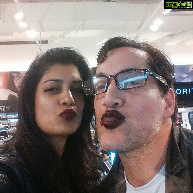 Tina Desai Instagram - Goofing with my friend! ;)))