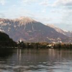 Tina Desai Instagram – Castle Bled on the cliff, and the Assumption of Maria church on a little island on the famous Lake Bled (accessible by lil boats), wrapped around by the Julian Alps.😍😍😍
#slovenia🇸🇮