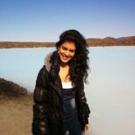 Tina Desai Instagram – Blue lagoon spa, Iceland