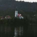 Tina Desai Instagram – Castle Bled on the cliff, and the Assumption of Maria church on a little island on the famous Lake Bled (accessible by lil boats), wrapped around by the Julian Alps.😍😍😍
#slovenia🇸🇮