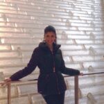 Tina Desai Instagram - At the Hearst office, NYC. With that pretty waterfall behind me :)