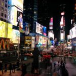 Tina Desai Instagram – Freezing Times Square!!!!!
