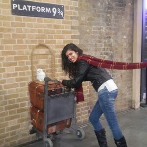 Tina Desai Instagram - The Harry Potter walk!