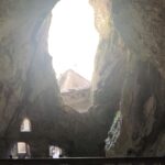 Tina Desai Instagram – Predjama castle made by carving into the mountain and the rest constructed and protruding from the mountain.
The view from the castle was of the village at the time with no trees whatsoever so the view was uninhibited and offered better protection from attacks.
#medievalcastles #slovenia🇸🇮