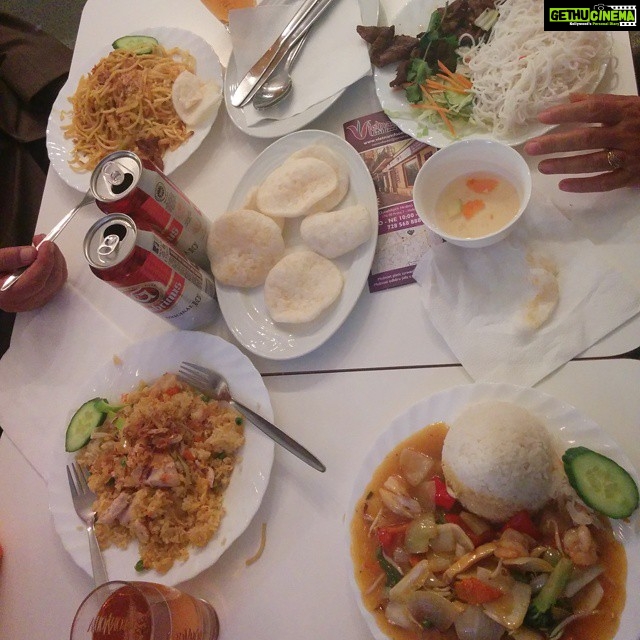 Tina Desai Instagram - Vietnamese food in Praha