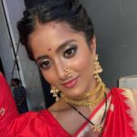Ulka Gupta Instagram - BAPPA AALE ❤️🙏🏾💕 #marathi #kaashta #maharashtrianlook #ganeshchaturthi #ravivaarwithstarparivaar