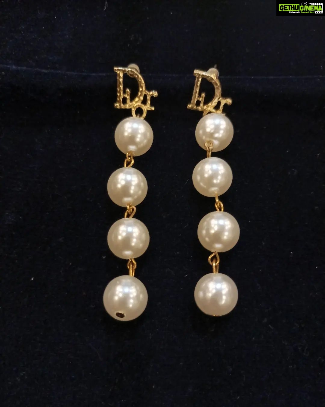 Vanitha Vijayakumar Instagram - 💥New Arrivals💥 Dior pearl & crystal stoned earrings💎swipe left to see the available designs🤳 Dm us for price & details📩 #vanithavijaykumarstudios #earring #crystal #stone #style #stylish #chennai #girl #ootd #outfit #clothing #brand #picoftheday #photooftheday #instafashion #instagood #instadaily #shopping #makeup #accessories #styleblogger #fashion #fashionblogger Khader Nawaz Khan Road