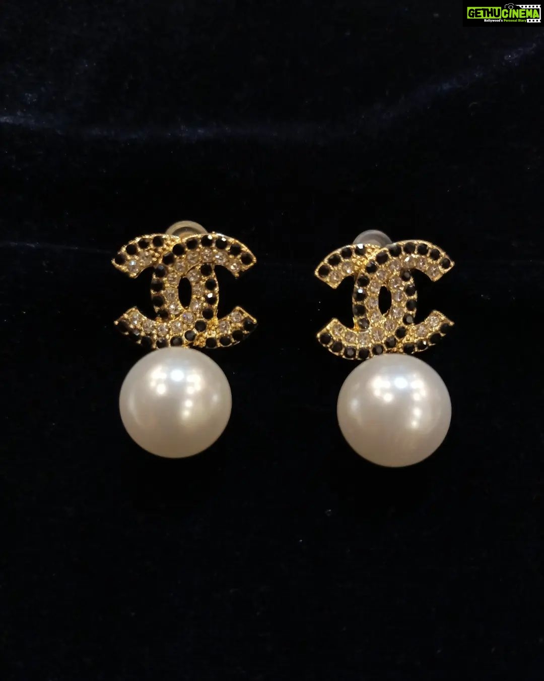 Vanitha Vijayakumar Instagram - 💥New Arrivals💥 CHANEL crystal stoned earrings©️💎swipe left to see the available designs🤳 Dm us for price & details📩 #vanithavijaykumarstudios #earring #crystal #stone #style #stylish #chennai #girl #ootd #outfit #clothing #brand #picoftheday #photooftheday #instafashion #instagood #instadaily #shopping #makeup #accessories #styleblogger #fashion #fashionblogger Khader Nawaz Khan Road