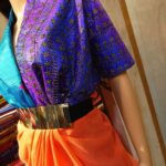 Vanitha Vijayakumar Instagram - Chiffon saree draped as ruched skirt & matched with two different contrast color worked blouse fabrics💙🧡💜 Dm us for price & details📩 #vanithavijaykumarstyling #vanithavijaykumarstudios #women #entrepreneur #boutique #style #stylish #chennai #girl #ootd #outfit #clothing #brand #picoftheday #photooftheday #instafashion #instagood #instadaily #shopping #makeup #accessories #styleblogger #fashion #fashionblogger Khader Nawaz Khan Road