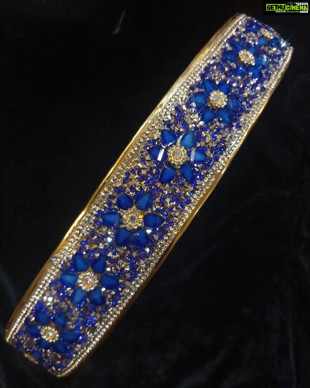Vanitha Vijayakumar Instagram - Rhinestoned waist belt for sarees💙💁🏻♀️ Dm us for price & details📩 #vanithavijaykumarstudios #earring #crystal #stone #style #stylish #chennai #girl #ootd #outfit #clothing #brand #picoftheday #photooftheday #instafashion #instagood #instadaily #shopping #makeup #accessories #styleblogger #fashion #fashionblogger Khader Nawaz Khan Road