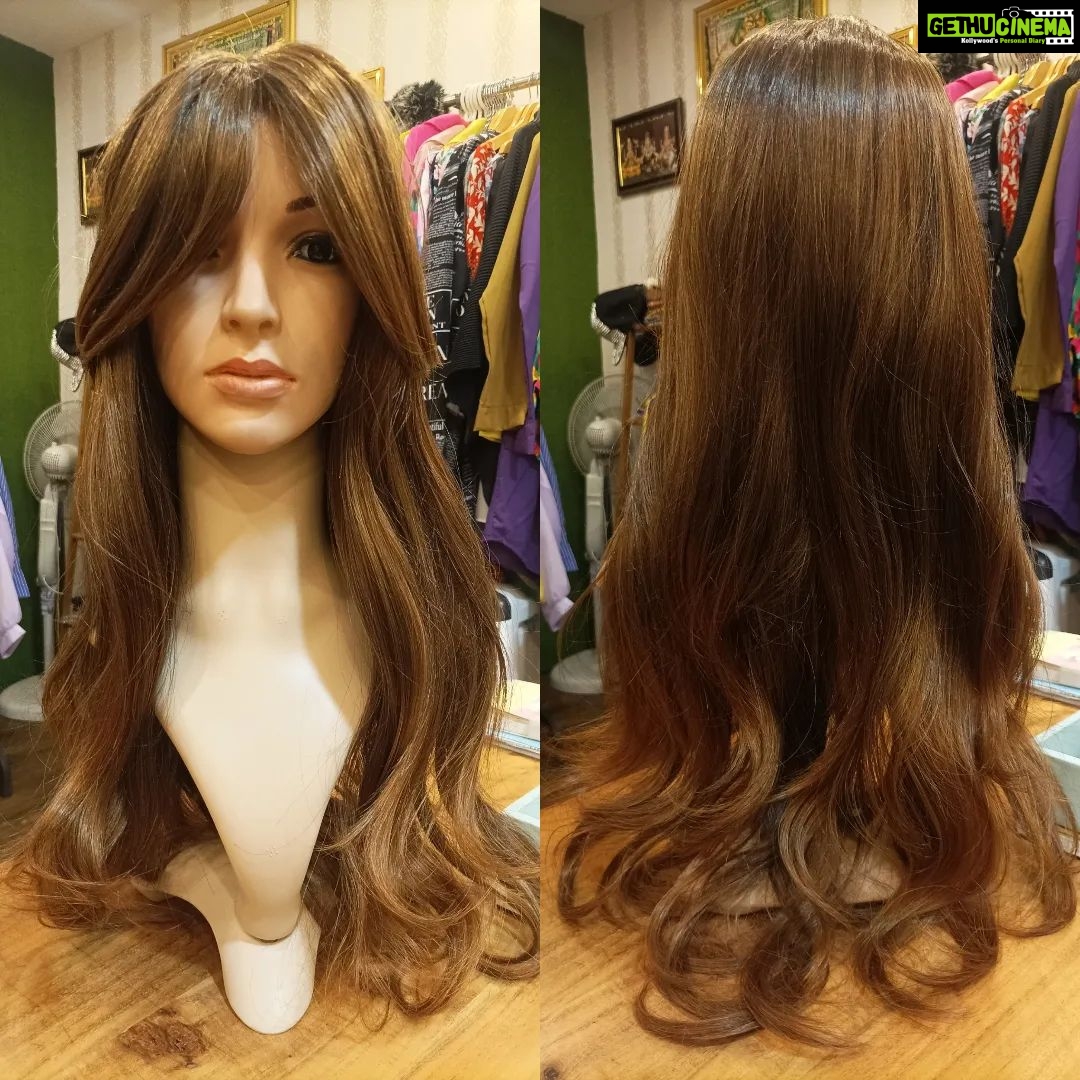 Vanitha Vijayakumar Instagram - Long golden brown wavy wig👩🏽 Dm us for price & details📩 #vanithavijaykumarstudios #earring #crystal #stone #style #stylish #chennai #girl #ootd #outfit #clothing #brand #picoftheday #photooftheday #instafashion #instagood #instadaily #shopping #makeup #accessories #styleblogger #fashion #fashionblogger Khader Nawaz Khan Road