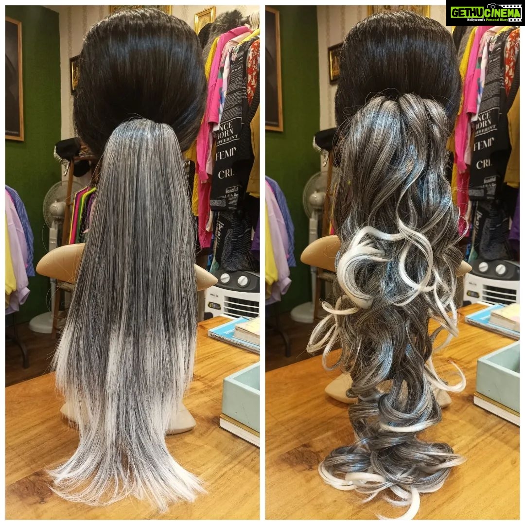 Vanitha Vijayakumar Instagram - Grey ombre clip on hair extension👩🏻🤍 Dm us for price & details📩 #vanithavijaykumarstudios #earring #crystal #stone #style #stylish #chennai #girl #ootd #outfit #clothing #brand #picoftheday #photooftheday #instafashion #instagood #instadaily #shopping #makeup #accessories #styleblogger #fashion #fashionblogger Khader Nawaz Khan Road