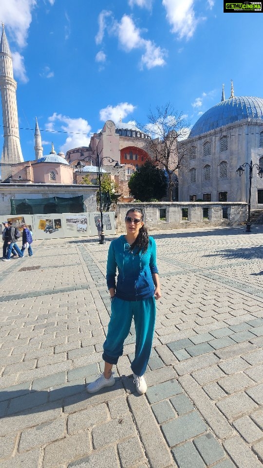 Varalaxmi Sarathkumar Instagram - What can I say...#gorgeous So so stunning.. #hagiasophia #Istanbul #saturday #saturdayvibes #trendingreels #trendingsongs Thank you @gtholidays.in Shot by @Soniya_sri_np Hagia Sophia Grand Mosque