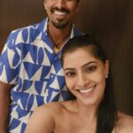 Varalaxmi Sarathkumar Instagram - #saturday #saturdaynight Who did it better? 😁 I think @washisundar555 just rocked it… Was super fun doing this with you..!! Hehehe #gettingjiggywithit Tag your impromptu dance buddies 🥳💃🕺🏻 #MetaCreatorDay @whiteleaf_talent #instagram #instagramreels #trendingreels #trending Chennai, India