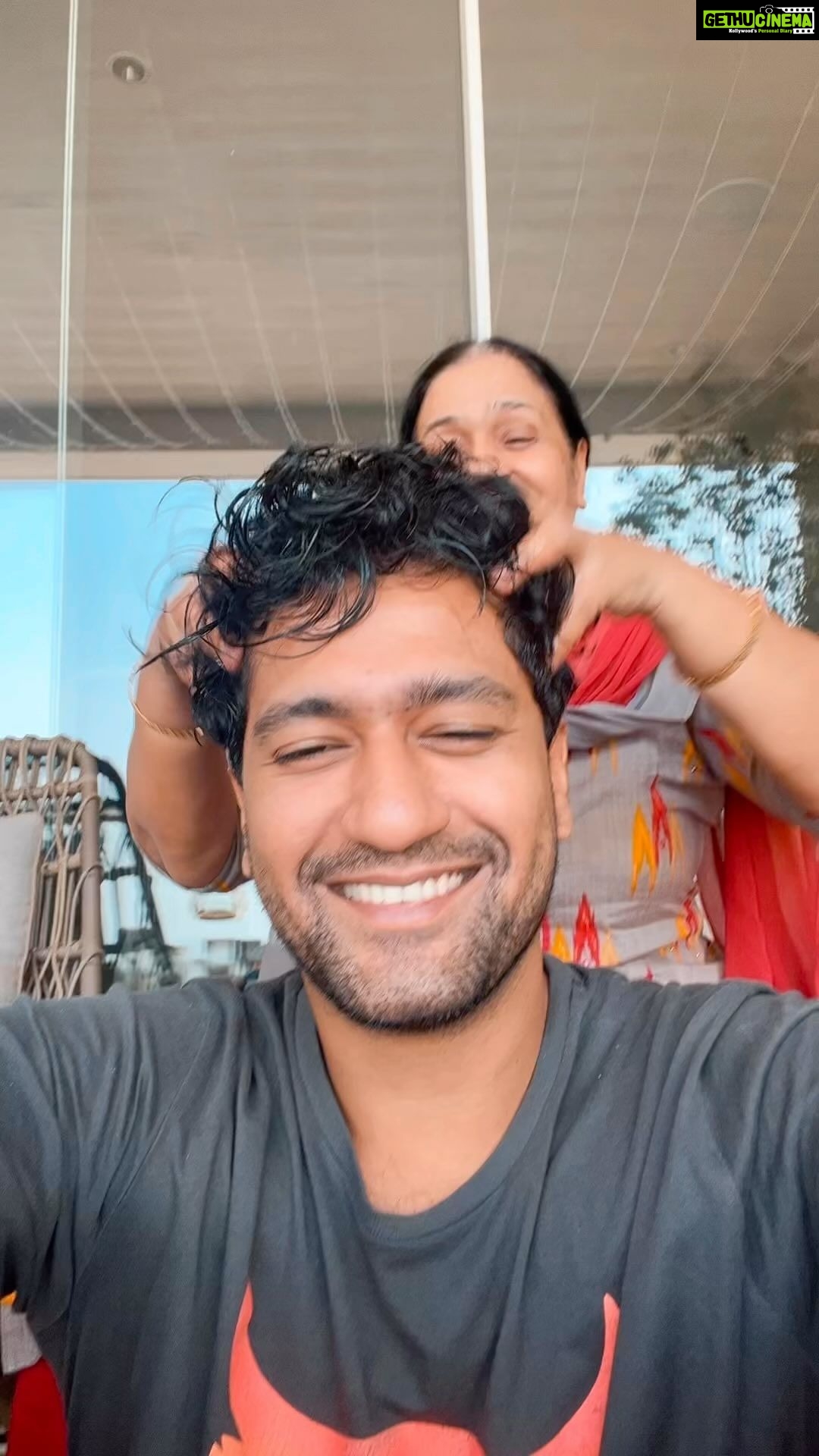 Vicky Kaushal - 3.7 Million Likes - Happy Birthday Maa. Aapki maar aur maalish dono mein sukoon hai! Love you.