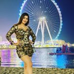 Yaashika Aanand Instagram - Hello Dubai 🇦🇪 💕 #dubaieye #dubai🇦🇪 #explore #habibi #dubailife #yashika #swipeleft Dubai Eye Wheel