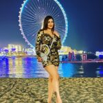 Yaashika Aanand Instagram - Hello Dubai 🇦🇪 💕 #dubaieye #dubai🇦🇪 #explore #habibi #dubailife #yashika #swipeleft Dubai Eye Wheel