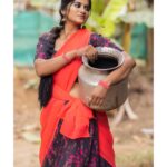 Aadhirai Soundarajan Instagram - How about this look Nanba? Team❣ Photography : @zoomin_momentz Costume : @ishaxclusive MUA : @kowshi_mua Location : @poovai_dairy_farms Retouch: @poseidon11__ #aadhiraisoundararajan #love #nature #instadaily #instalike #me #fashion #photography #follow #photooftheday #beautiful #red #actress #actresslife #model #modeling #picoftheday #saree #sareelove #indiansaree #halfsaree #look #village #villagelife #villagegirl #kollywood #kollywoodcinema #tamilmusic #chennai #chennaimemes