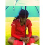 Aadhirai Soundarajan Instagram - When we get "🌂" during match shoot in that Agni Veiyil😭 PC: @indhuja_ravichandran . . . #bigil #bigilshootingspot #bigilmemories #agniveiyil #bigilmovie #thalapathy #tamilcinema #life #aadhiraisoundararajan EVP Film City