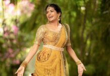 Aditi Shankar Instagram - #navratri2022 with Aditi✨ Day 4: youthful yellow the paragon of happiness and strength . On this 4th day of navarathri I wish you endless cheer and abundant joy. Styled by:- @dr.vinothinipandian Outfits 👗:- @nirali_design_house MUAH💄:- @vijiknr Photographed by 📸:- @camerasenthil Jewellery 💎:- @jjjewellerymart Location:- @avmgardens Digital Patner:- @cognitiveidealab @rrajeshananda AVM Gardens