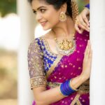 Aditi Shankar Instagram - #navratri2022 with Aditi✨ Day 3: buoyant blue a cerulean elegance presenting a combination of richness and serenity. On this 3rd day of Navratri Wishing sublime bliss for a vibrant you 💙 Styled by:- @dr.vinothinipandian Outfits 👗:- @nirali_design_house MUAH 💄:- @vijiknr Photographed by 📸:- @camerasenthil Jewellery 💎:- @jjjewellerymart Location:- @avmgardens Digital Patner:- @cognitiveidealab Flowers:- @poovai_bridal_flowers @rrajeshananda AVM Gardens