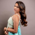 Aditi Shankar Instagram - Fight for your fairytale 🌈✨ Styled by: @dr.vinothinipandian Photographed by📸 : @kiransaphotography Outfit👗: @bandananarulaofficial MUAH💄: @vishalcharanmakeuphair @hairbyradhika Jewellery💎: @JCSjewelcreations