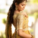 Aditi Shankar Instagram - #navratri2022 with Aditi✨ Day 4: youthful yellow the paragon of happiness and strength . On this 4th day of navarathri I wish you endless cheer and abundant joy. Styled by:- @dr.vinothinipandian Outfits 👗:- @nirali_design_house MUAH💄:- @vijiknr Photographed by 📸:- @camerasenthil Jewellery 💎:- @jjjewellerymart Location:- @avmgardens Digital Patner:- @cognitiveidealab @rrajeshananda AVM Gardens
