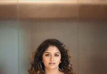 Aditi Shankar Instagram - Thank you Kerala for all the love ♥️ can’t wait for you all to watch #viruman releasing August 12th on the big screen☺️✨ Photographed by: @pranavcsubash_photography Styled by: @dr.vinothinipandian Outfit by: @rehanabasheerofficial Jewellery by: @jcsjewelcreations Glam by: @vishalcharanmakeuphair, @hairbyradhika Managed by: @thanga_18