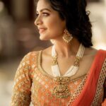 Aditi Shankar Instagram - #navratri2022 with Aditi✨ Day 7: Cheery orange reflecting the colors of the sun, so exuberant and energetic 🧡 On the 7th day of navarathri let positivity rule our thoughts and joy fill our homes. Styled by:- @dr.vinothinipandian Outfit by:- @nirali_design_house MUAH💄:- @vijiknr Photographed by 📸:- @camerasenthil Jewellery 💎:- @jjjewellerymart Location:- @avmgardens Digital Patner:- @cognitiveidealab @rrajeshananda AVM Gardens