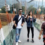 Aditi Vats Instagram – Just having some fun #gettochallenge .. @aditi__vats 🤗.. 
#dance #trending #rishikesh #love #travel #shooting