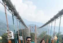 Aditi Vats Instagram - Just having some fun #gettochallenge .. @aditi__vats 🤗.. #dance #trending #rishikesh #love #travel #shooting