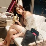 Aditi Vats Instagram - That light That smile & That monkey 🐒😵‍💫