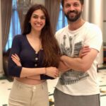 Aditi Vats Instagram - With my cutest director @tusharjalota project #dasvi #maddockfilms Lucknow nawaboon ka sahar