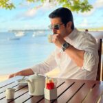 Aftab Shivdasani Instagram – Can I call you back in a few cups of coffee? 
☕️🌊☀️🌴

#throwback #specialops1point5 Mauritius