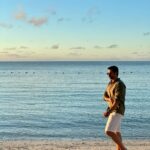 Aftab Shivdasani Instagram - ‘There must be something strangely sacred in salt. It is in our tears and in the ocean.’ - Khalil Gibran. 🌅⏳ Mauritius