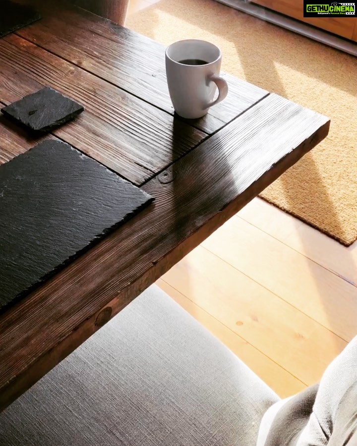 Aftab Shivdasani Instagram - Mid morning coffees like these.. 🌳🌞☕️ #grateful #nature Location - Mother Earth 🌏💚