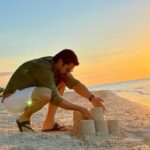 Aftab Shivdasani Instagram - ‘May you always have a shell in your pocket and sand in your shoes.’ - Anon. 🌅🌊🦀🐚 Mauritius