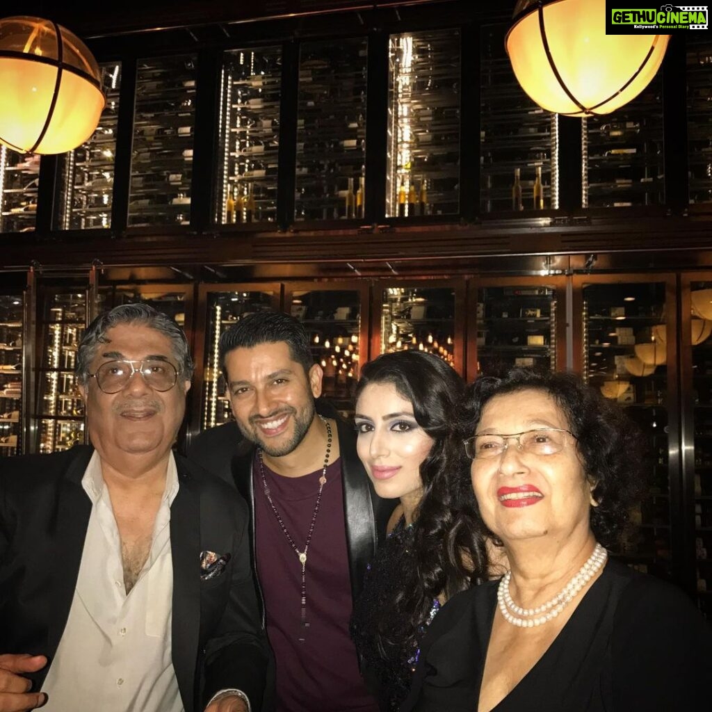 Aftab Shivdasani Instagram - It’s not often that a son shares his birthday with his father. I’m blessed to be one of the fortunate ones. Happy Birthday dad to You and me. I wish You only love and the best of health always. Thank You for all You’ve done for me. I’m so proud to be Your son. Love You. #happybirthdaytous 🤗❤️🎂
