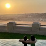 Aftab Shivdasani Instagram - ‘I just need you and some sunsets.’ Happy Birthday my beloved, my queen. I love you. ❤️👸🏻✨🎂 Qasr Al Sarab Desert Resort by Anantara