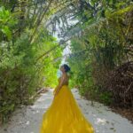 Ahana Kumar Instagram - your friendly neighbourhood maalagha ☺️ dress by @ahamboutique 🌼 Maldives