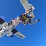 Ahana Kumar Instagram - kinda proud of myself for smiling and jumping out like a happy little birdie , on my second sky dive in 4 months , 13000 feet up in the sky 🦋🤍 Palm Jumeirah Island