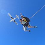 Ahana Kumar Instagram – kinda proud of myself for smiling and jumping out like a happy little birdie , on my second sky dive in 4 months , 13000 feet up in the sky 🦋🤍 Palm Jumeirah Island