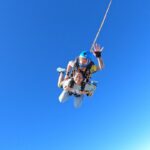 Ahana Kumar Instagram – kinda proud of myself for smiling and jumping out like a happy little birdie , on my second sky dive in 4 months , 13000 feet up in the sky 🦋🤍 Palm Jumeirah Island