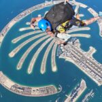 Ahana Kumar Instagram – kinda proud of myself for smiling and jumping out like a happy little birdie , on my second sky dive in 4 months , 13000 feet up in the sky 🦋🤍 Palm Jumeirah Island
