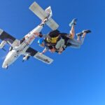 Ahana Kumar Instagram - kinda proud of myself for smiling and jumping out like a happy little birdie , on my second sky dive in 4 months , 13000 feet up in the sky 🦋🤍 Palm Jumeirah Island