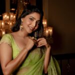 Aishwarya Lekshmi Instagram - 🦜 For trailer launch of #GattaKusthi @styledbysmiji in @devnaagri Jewellery @truptimohta.in MUAH : Nandhini @kalwon_beauty | Aishwarya Pictures : @kiransaphotography