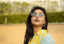 Aishwarya Lekshmi Instagram - Hoodibaaabaa!!!!! @styledbysmiji in @yam.india from @saltstudio Accessories @gentlemonster @misho_designs Pictures by cutie @sahal_hameed